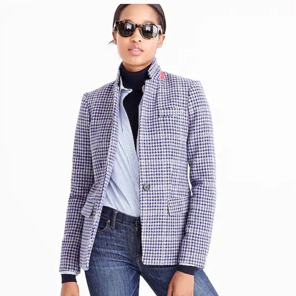 J. Crew Jackets & Blazers - J Crew Regents Houndstooth Wool Blazer